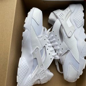 Nike white huaraches